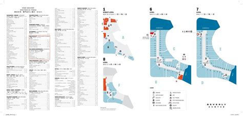 beverly center mall map.